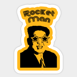 Kim Jong Un Rocket Man Sticker